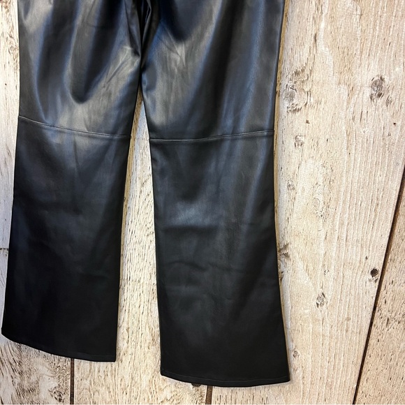 Free People NWOT Uptown Vegan Leather Pants size 12 - Picture 8 of 8